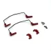 Upgraded Metal Anti Roll Bar Set for Wltoys 124008 124010 124019 144001 1/12 1/14 RC Cars Vehicles Models Spare Parts