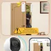 2MP WiFi IOT Camera Smart Home Security Burglar Alarm System Wireless PTZ IR Night Vision Motion Detect Two-way Intercom APP Control Indoors Surveillance Cam with Door and Window Sensor Body IR Sensor