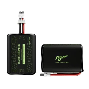 Flywoo Explorer Molicell P30B 18650 6000mAh/3000mAh 6S1P 6S2P 4S1P 4S2P 3S1P 2S1P Lionpack Battery XT30UP/XT60 for HGLRC Rekon Y6 Geprc Tern LR40 FPV Racing Drone