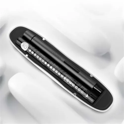 WOWSTICK TRY Electric Screwdriver Deep Space Ash Compact Design with 20 Batch Heads 180 Days Standby Long Battery Life High Torque