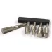 Steel Rotary File Head Carbide Grinding Bits Set 5pcs 1/4 Inch Shank 13mm  for Wood Metal Stone Resin Craft and Polishing