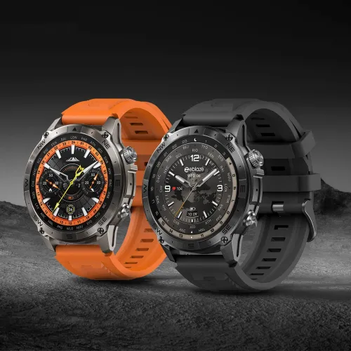 Zeblaze Stratos 2 Plus 1.43 inch AMOLED GPS Health and Fitness Barometric Altimeter Compass 3 ATM Waterproof Smart Watch