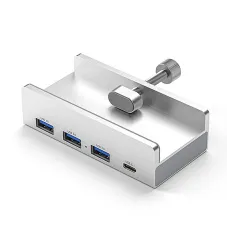 Bakeey 4 in 1 USB3.0 Hub with Power Supply USB Adapter USB3.0*3 USB-C Splitter Multiple Extend Dock for PC Computer Monitor