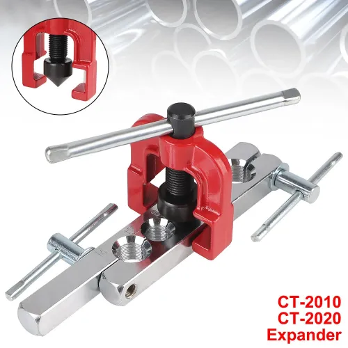 CT-2020 CT-2010 Copper Pipe Flaring Tool Metal Tube Expander Reamer Multi Size Metric Inch Air Conditioner Installation Auto Repair