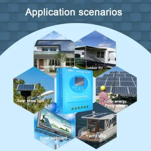 100A/120A/150A 12V/24V/36V/48V MPPT Solar Controller Power Display Dual USB Output Intelligent Charging Light Control Lead-Acid Lithium