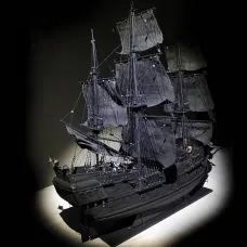 Black Pearl Ship 2024 Edition DIY Hand-assembled Wooden Ship Kit Model