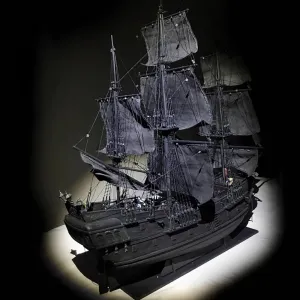 Black Pearl Ship 2024 Edition DIY Hand-assembled Wooden Ship Kit Model