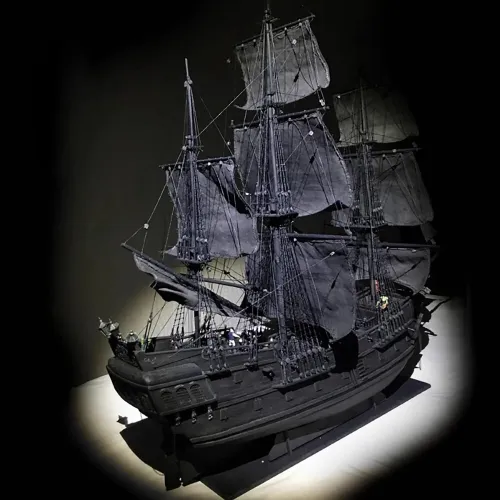 Black Pearl Ship 2024 Edition DIY Hand-assembled Wooden Ship Kit Model