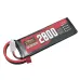 ZOP Power 7.4V 2800mAh 100C 2S LiPo Battery T Plug for RC Car