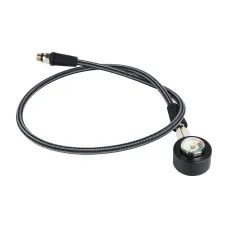 DIDEEP Diving Residual Pressure Gauge Residue Tube Woven Carbon Fiber Luminous Pressure Gauge Bcd Regulator High Pressure Tube