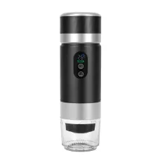 Comfook 3-in-1 Portable Electric Espresso Coffee Maker Cordless Coffee Machine With Digital Display Suitable For RV, Hiking, Office