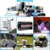 AUTSOME 12V to 220V Converter Pure Sine Wave Power Inverter Car Solar Dual USB Charger With LED Display