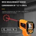 CZDANG W-10 Infrared Thermometer -50C to 800C 13-Point Laser Precision 12:1 Distance Ratio Digital Temperature Gun Fast Readings Adjustable Emissivity