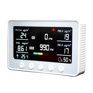 PT02 Plus 7In1 Smart Air Quality Monitor WIFI CO2 PM2.5 Pollen TVOC Laser Infrared Sensor Home Safety Essential