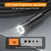 4.3'' IPS Screen Industrial Handheld HD 1080P 8mm Endoscope 8 LEDs IP67 Waterproof Auto Repair Plumbing Maintenance Appliance Inspection T42-AV