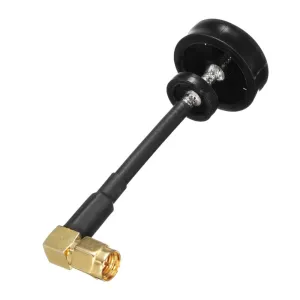 Realacc Pagoda Antenna LHCP Right Angle 5.8G 5dBi 50W Omni FPV Antenna SMA/RP-SMA For RC Drone