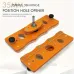 35mm Hinge Hole Drilling Guide Jig Cabinet Door Hinge Positioning and Punch Locator Woodworking Tool with Low Noise High-Speed Rotation Bearing