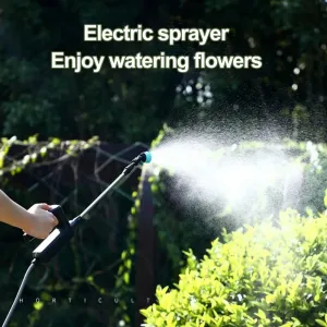 Battery Powered Sprayer Garden Sprayer Electric Plant Rechargeable Sprayer Ergonomic Handle 3 Nozzles for Garden Versatile