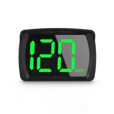 Car GPS HUD Digital Speedometer KMH MPH Big Fonts Green Light Car HUD Head Up Display for All Cars