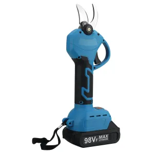 BRAVOBRO 1500W 30mm Cordless Electric Scissors Electric Pruning Secateur Shears Rechargeable Wood Cutter W/ 1/2pcs Battery