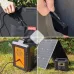 UDirect FlashFish 50W 18V Portable Solar Panel Foldable Solar Charger for Camping Power Generator SP50W