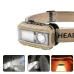 350LM XPIndicator Sensing LEHeadlight Multifunctional Headlight Built-in Battery Long Range Battery with Magnetic Hook