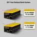 Gokwh 24V 100Ah LCD Energy Storage Box 2560Wh  Solar Lithium Ion LiFePO4(LFP)  Battery for RV Boat Home Energy Storage