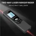 120M Two-Way Laser Rangefinder USB Rechargeable High Accuracy Portable Distance Meter Compact Lightweight for Construction Surveying and Home Use