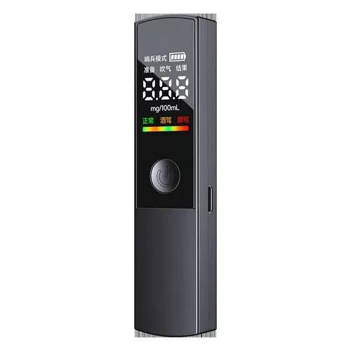 Portable High-Precision Alcohol Tester Breathalyzer Contactless Breath Sampling Home Car Breathalyzer with LED Display
