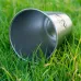 Outdoor 304 Stainless Steel Cup Set Camping Cup 4/6/8PCCamping Portable Water Cup Travel Coffee Cup Picnic Barbecue Cup
