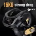 1pc 16kg Drag Power Baitcasting Reel Left/Right Hand Fishing Reel 6.5:1 High-Speed Gear With Replacement Handle Carbon Fibre Shooting Fishing Reel