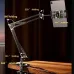 UGREEN LP824 Phone Tablet Bedside Holder Adjustable Arm Carbon Steel Sturdy Mount for 4-12.9 Inch iPhone Switch Kindles Anti-Slip Silicone Multi-Scenario Desktop Clamp Stand Live Streaming Video Bracket