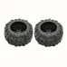 XLF F22A 1/10 RC Car Spare Tires Wheels Rims 2PCS Vehicles Model Parts Accessories