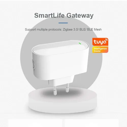 Tuya Smart SmartLife Gateway Zigbe bluetooth Mesh Wireless Socket APP Remote Voice Control with Alexa Smart Home Automation Hub