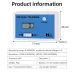 Dual Probe DM-1 Water Quality Tester 0-9990PPM LCD Display TDS Meter Compact Design Accurate Measurement for Fish Tank Tap Water Filtration Systems