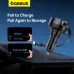 Baseus Enjoyment Pro 60W 1-Port USB Car Charger Built-in Retractable Type-C Cable Support QC3.0 2.0 PD3.0 2.0 SCP FCP PPS Fast Charging for iPhone 13 14 15 15 Pro for Samsung Galaxy S23 for Xiaomi 13pro for Oppo Reno9