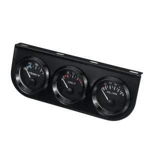 2''/52mm Bezel Voltmeter & Water Thermometer & Oil Pressure Electrical Gauge