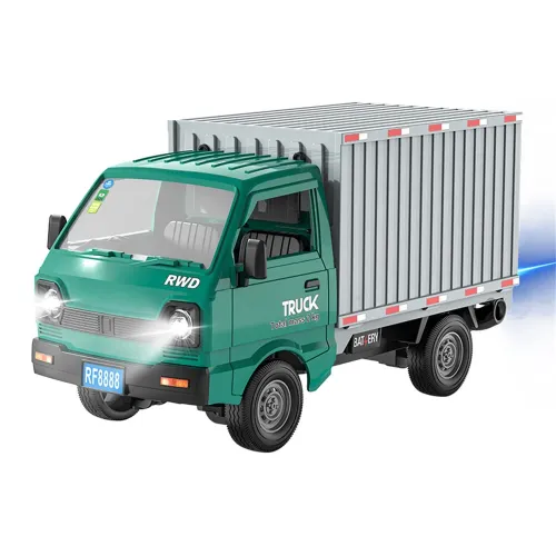 KFPLAN KF21-A/B 1/16 2.4G 2WD Van RC Car RTR for Children Toys With Spray LED Light Vehicle Model Truck