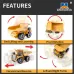 Huina Toys RTR 1534 1/18 2.4G 9CH RC Car Dump Truck Alloy Bucket Cabin LED Light Engineering Remote Control Simulation Construction Vehicles Models Children Kids Gifts