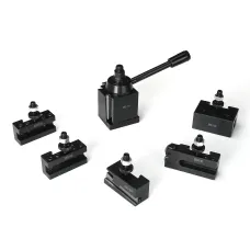 DEMOKE 6PCS 250 Series Quick Change Tool Post System Tool Holders 250-101 to 250-111 High Precision Rigidity Versatile Lathe Accessory