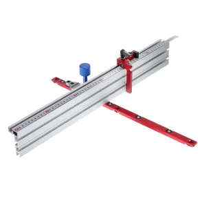 Suitable for Dewalt Miter Gauge System 450mm 0-90 Degree Angle with 600/800mm Aluminum Alloy Fence and Stop Sawing Assembly Ruler for Table Saw Router Table Miter Saw