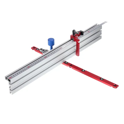 Suitable for Dewalt Miter Gauge System 450mm 0-90 Degree Angle with 600/800mm Aluminum Alloy Fence and Stop Sawing Assembly Ruler for Table Saw Router Table Miter Saw