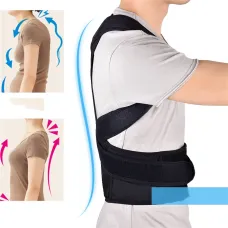 Adjustable Back Support Belt Back Posture Corrector Shoulder Lumbar Spine Support Back Protector