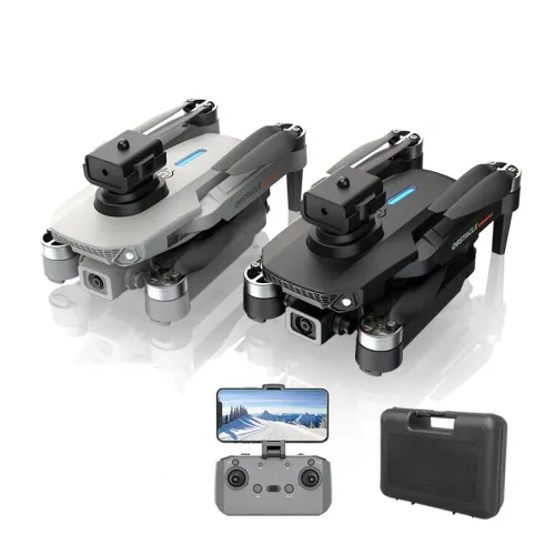 XKJ E88S Mini WiFi FPV with HD Dual Camera 360 Obstacle Avoidance Optical Flow Positioning Brushless Foldable RC Drone Quadcopter RTF