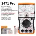 S471Pro S472Pro Analog Multimeter Portable Voltage Tester 1000V DC Measurement Resistance Capacitance Current Detection Needle Type