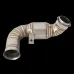 Slip On Motorcycle Exhaust Middle Link Pipe Stainless Steel Heat Resistant Finish Replacement For DUKE 790 2018-2022