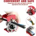 Universal Handheld Quick Wire Stripper Machine Cable Cutter Pliers Tool Cable Wire Stripping Machine with 10 Blades