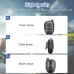 RETEVIS HK008 Adjustable Volume Shoulder Speaker Microphone with Removable Battery Clear Sound Amplifier for Two Way Radios 360 Rotating Belt Clip Walkie Talkie Accessory