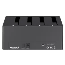 MAIWO K3084U3S 4-Bay Hard Drive Docking Station SATA to USB3.0 HDD Docking for 2.5/3.5 inch HDD/SSD Station External SATA Drive Box
