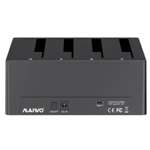 MAIWO K3084U3S 4-Bay Hard Drive Docking Station SATA to USB3.0 HDD Docking for 2.5/3.5 inch HDD/SSD Station External SATA Drive Box